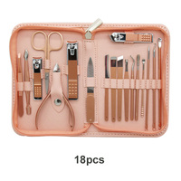 Kit de Manucure et Pédicure pour Bébé 18 Pièces – Coupe-Ongles, Lime à Ongles, Ciseaux et Pince à Cuticules