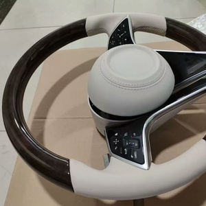 Conversión de Volantes de <span class=keywords><strong>Mercedes</strong></span>-Benz Clase C, Clase E, Clase S, Clase GL, W213 a Estilo <span class=keywords><strong>Maybach</strong></span> con Madera de Caoba y Cuero Genuino - Product Image 2