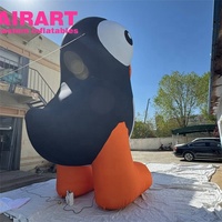 Modèle d'oiseau gonflable décoratif sur mesure. Ballon d'oiseau perroquet gonflable pour la publicité
