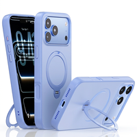 Étui de téléphone magnétique rotatif à 360° pour iPhone 18 17 Pro Max, en PC et TPU givré, antichoc, fin, vente en gros OEM