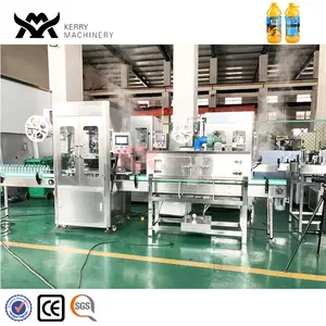 Automatic pvc shrink label labeling machine for bottle for cup