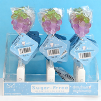 Bonbons durs fruités lumineux de 20g en forme de cristal (Sirène, Crabe, Raisin, Arc-en-ciel, Papillon, Fleur de cerisier, Petite marguerite) en sachet