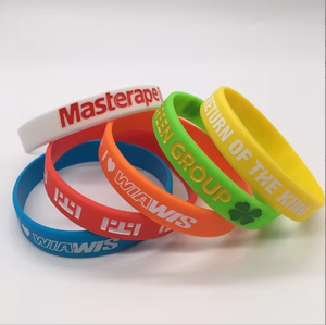 Pulsera de Silicona Fluorescente Ajustable, Personalizable, Impermeable, Promocional, con Peso, para Baloncesto, Tendencia Popular - Product Image 3