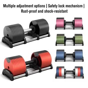 Équipement de fitness VIGFIT, <span class=keywords><strong>haltères</strong></span> en fonte, ensemble d'<span class=keywords><strong>haltères</strong></span> réglables 20-45 kg, <span class=keywords><strong>haltères</strong></span> réglables pour la remise en forme, pour les exercices de gym - Product Image 2