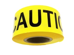 Khả năng hiển thị cao vàng PVC thận trọng vành đai ngầm phát hiện PE cảnh báo băng với tính năng in ấn - Product Image 3