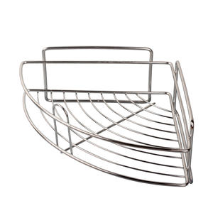 Angolo Mensola <span class=keywords><strong>Doccia</strong></span> Caddy Dell'organizzatore di Tazze Senza Ganci Necessario-In Acciaio <span class=keywords><strong>Inox</strong></span> di Aspirazione di Vuoto <span class=keywords><strong>Shampoo</strong></span> Balsamo Supporto - Product Image 3