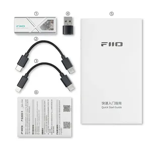<span class=keywords><strong>FiiO</strong></span> KA13 DAC/AMP USB, Amplificador de Auriculares de Escritorio Mini, Chips CS43131 SGM8262, Audio de Alta Resolución, Salida de Potencia de 3.5+4.4mm 550mW - Product Image 5