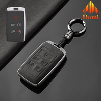 GZ Domi Factory Nouveaux accessoires de voiture, design en alliage de zinc, étui de protection pour clé de voiture en cuir pour Range Rover Evoque Dynamic