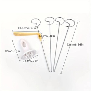 Ensemble de 6 spirales en acier inoxydable, coupe-légumes multifonctionnel, parfait pour faire des spirales de pommes de terre, des carottes, outil de cuisine - Product Image 6