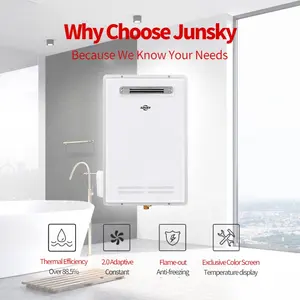 Junsky Wholesale Price Instant Gas Water Heater 20L Commercial Portable Gas Hot Water Heater