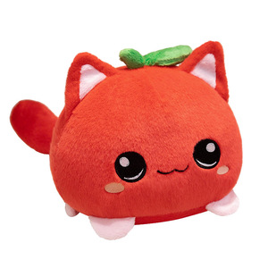 Juguete de peluche de gato de fresa, suave y cómodo, de tela, almohada de confort para bebé, adorno para sofá, colgante, ¡el más vendido! - Product Image 3