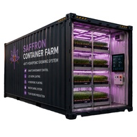 Système de culture modulaire en armoire pour ferme de safran, pour la production de fleurs et de plantes en intérieur
