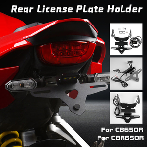 XXUN Moto Plaque D'immatriculation Support De Support Queue Rangé Fender Eliminator Kit pour <span class=keywords><strong>Honda</strong></span> <span class=keywords><strong>CBR650R</strong></span> CB650R 2021 2022 <span class=keywords><strong>2023</strong></span> 2024 - Product Image 2