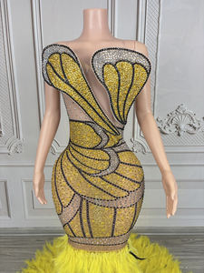 Novance Y4842-C Prodotti di Tendenza 2025 Nuovi Arrivi Abito <span class=keywords><strong>da</strong></span> <span class=keywords><strong>Sera</strong></span> Lungo Lussuoso con Piume Outfit <span class=keywords><strong>da</strong></span> Club per Donne <span class=keywords><strong>Sexy</strong></span> - Product Image 2