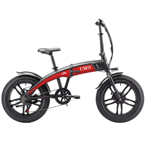 Mini-moto pliable 7 vitesses avec moteur arrière sans balais, cadre en aluminium, pneu neige 20 pouces, batterie 48V 12.8Ah, vélo électrique JYOP-EB05 - Product Image 3