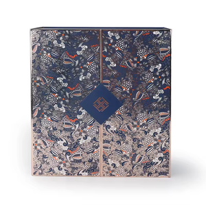 Luxury Glitter Magnet-<b>shaped</b> Advent Calendar Cardboard Box Customizable UV Foil Matt Lamination Recycled Materials Cosmetic Gift - Product Image 4