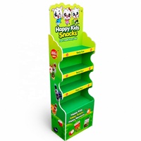 Présentoir en PVC personnalisé pour enfants, étagère de sol pour confiseries, présentoir en mousse PVC pour snacks