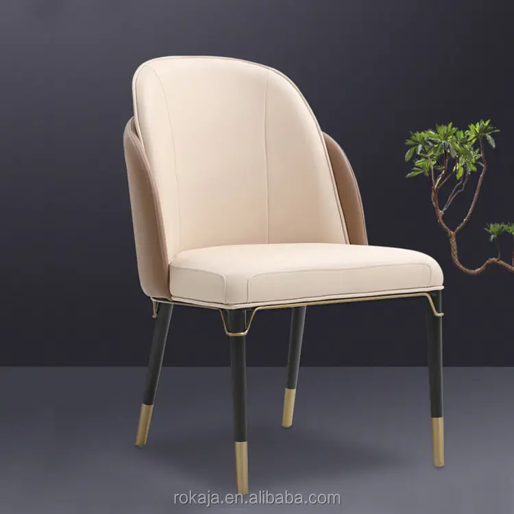 Yeni stil tasarım İskandinav yemek sandalyesi otel salon sandalyeleri deri kumaş konferans müzakere sandalye