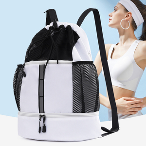 Sac à dos avec cordon <span class=keywords><strong>de</strong></span> serrage imprimé <span class=keywords><strong>de</strong></span> conception <span class=keywords><strong>de</strong></span> logo personnalisé chaussures <span class=keywords><strong>de</strong></span> gymnastique imperméables pour le basket-ball football plage volley-ball doublure polyester - Product Image 1