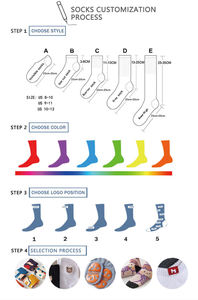 Hot Sale Cotton Jacquard Mens Solid Color <b>Socks</b> Custom Logo <b>Soft</b> Breathable Men Embroidery <b>Socks</b> High Quality Wholesale - Product Image 5