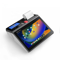 Dispositivo POS de Tableta Android 14 con Pantalla Táctil Dual de 5, 8 y 12 Pulgadas, Lector NFC, Escáner de Código QR y Código de Barras, Impresora, Terminal POS