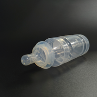 Bouteille en plastique jetable pour nourrissons de 100 ml, en PP, de qualité alimentaire, avec échelle et bouchon à vis pour aliments pour bébés