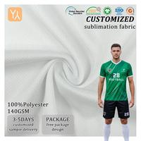 Impression par sublimation personnalisée, tissu piqué Vera en rouleau, 140 GSM, polyester blanc pour vêtements en sublimation