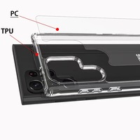 Haute qualité clair Transparent TPU + PC antichoc acrylique étui de téléphone portable pour Samsung Galaxy S25 S24 S23 S22 A56 A16