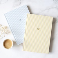 Carnet de notes A5 personnalisé avec reliure spirale Wire-O, couverture rigide en papier couché, impression offset, pour affaires et journaux de méditation authentiques