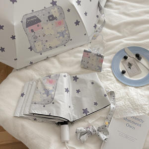 Paraguas Automático con Protección UV y Diseño <span class=keywords><strong>de</strong></span> Estrellas, Logotipo Personalizado, UPF 50+, Resistente al Sol y la <span class=keywords><strong>Lluvia</strong></span>, Plegable, para Mujer - Product Image 5