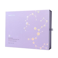 Boîte de papier cosmétique à tiroir violet Offre Spéciale Emballage de bouteille d'huile de beauté Boîte de soins de la peau