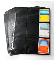 Carpeta de Anillas Personalizada al por Mayor con 9 Bolsillos, de Plástico, para Tarjetas de Crédito y Coleccionables, con Páginas de Carga Superior de Plataforma