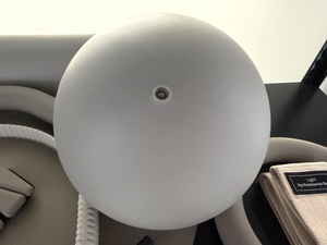 Ballon de Pilates blanc laiteux personnalisé pour le yoga, accessoires de gym, ballon d'exercice, ballon de fitness, ballon de yoga 20 cm, mini ballon de Pilates pour le renforcement du tronc - Product Image 4