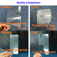 Lot de 3 protections d'écran en verre trempé anti-rayures 2.5D sans bulles, dureté 9H, ultra-fines, pour téléphone portable Pro Max Plus, objectif d'appareil photo