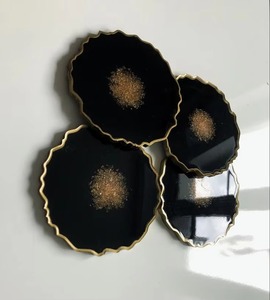 Posavasos de Resina Más Vendidos para Vasos de Café, Té y Vino, Decoración de Mesa para Hogar, Oficina y Restaurante, Disponibles al Mejor Precio - Product Image 2
