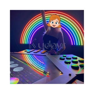 Botón Interactivo con Luz LED Arcoíris de Control Extremo y Duradero para Entretenimiento Deportivo, Sala de Juegos Alegre para Equipos - Product Image 2