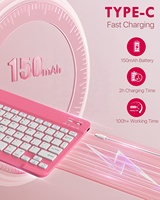 MoKo Housse Clavier Sans Fil Connectée Ajustement Parfait pour iPad 10e Génération 2022 10.9
