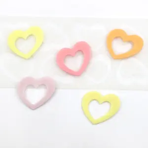 Moldes de silicona con forma de corazón y 8 agujeros, para chocolate, decoración de tartas, sin BPA, resina, caramelo, hecho a mano, 805