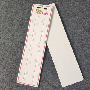 Chất lượng cao <span class=keywords><strong>Clip</strong></span> tóc, đồ trang sức vòng cổ hiển thị thẻ giấy, tái chế thẻ cho tóc ban nhạc tùy chỉnh màn hình in ấn thẻ kinh doanh - Product Image 3