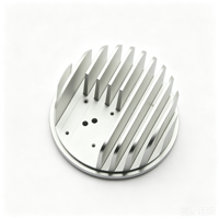 Dissipateur thermique en aluminium forgé à froid, radiateur circulaire usiné sur mesure, personnalisation en petites séries disponible
