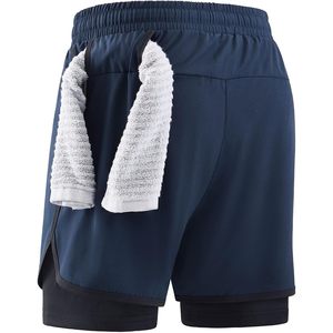 Pantalones Cortos Deportivos 2 en 1 para Hombre, de Secado Rápido, con Bolsillos, para Entrenamiento y Running, Ligeros, Tallas M, L, XL, XXL - Product Image 3