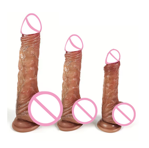10.5 "realistico Silicone grande Dildo glande piccole XL morbido e spesso Dildo anale con potente ventosa anale gioca pene di grandi dimensioni - Product Image 1