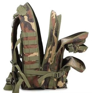 Sac à dos tactique en polyester imperméable de qualité supérieure avec fermeture à glissière pour le camping en plein air, la randonnée, les voyages et l'escalade - Product Image 6