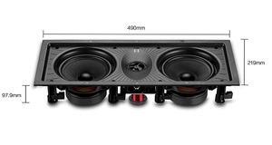 Hi-Fi Treo Tường Công Cộng Loa 120W Super Bass Hivi VQ6-LCR Cho Rạp Hát Tại Nhà Đa-Màu Sắc Có Thể được Tùy Chỉnh - Product Image 5