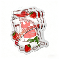 Sacs en mylar mélangés géants de 2 livres personnalisés 10x13 forme spéciale découpée prise irrégulière sacs en mylar de forme spéciale anti-odeur