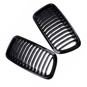 Calandre avant BMW Série 7 E38 en plastique ABS noir brillant, pièce de rechange pour pare-chocs A-E38-L - Product Image 1