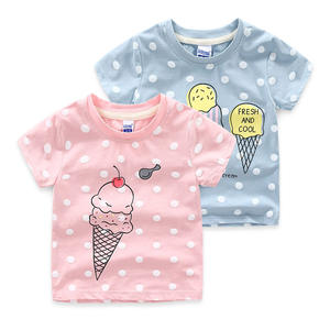 Productos de Moda, Camisetas Básicas con Cuello Redondo y Puntos para Niños, Marca Privada - Product Image 1