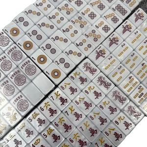 Prix d'usine, vente en gros de luxe, ensemble de <span class=keywords><strong>mahjong</strong></span> américain en perles acryliques, 36 mm, 160 tuiles, portable pour le voyage - Product Image 2