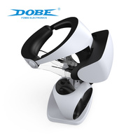 Support de charge pour casque et manettes PS5 VR DOBE, station de charge magnétique double manette avec indicateur LED de charge rapide