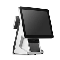 Aonpos écran tactile capacitif POS ordinateur 2*15 pouces terminal de paiement de bureau Windows EPOS ensemble complet de vente au détail